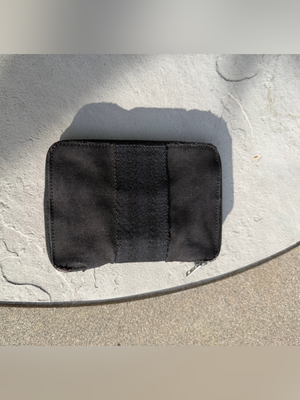 Hermes Black Zippered Pouch Wallet